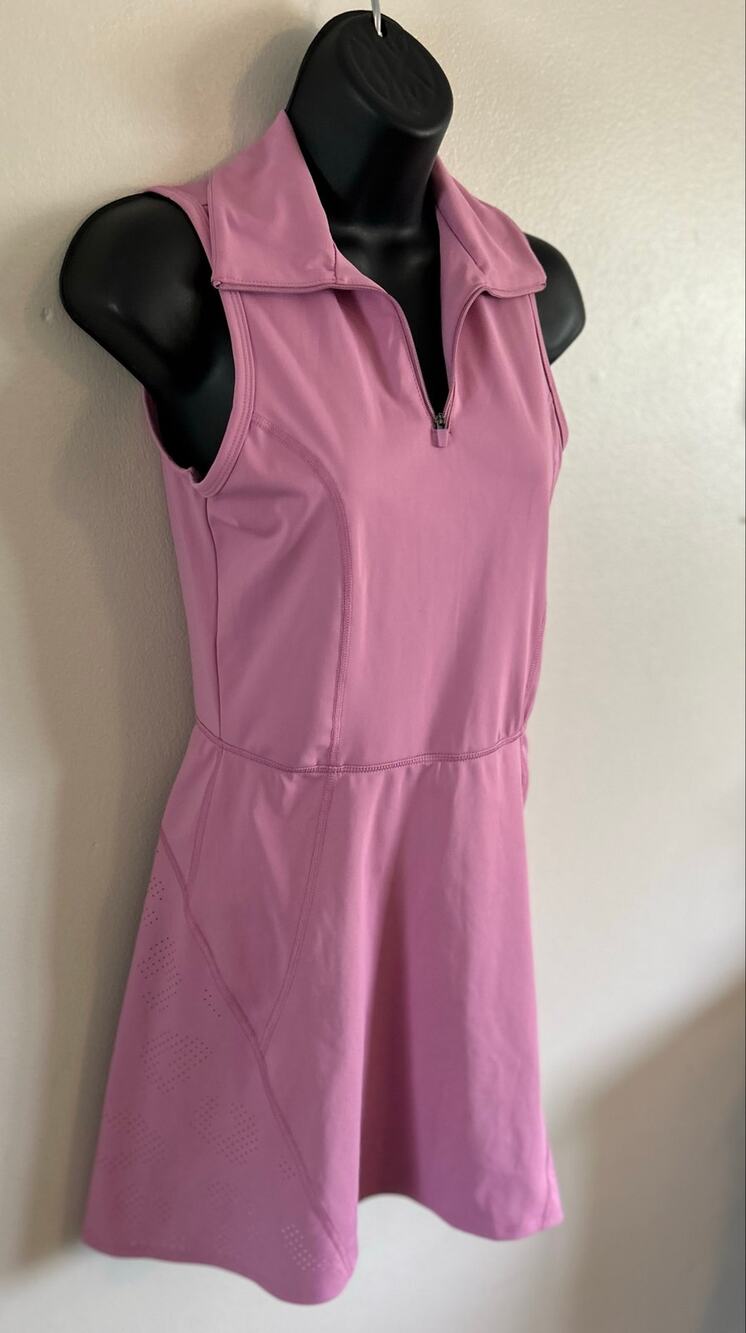 Sincerely Jules Active Pink Tennis Golf Dress Built-In Shorts NWT Small